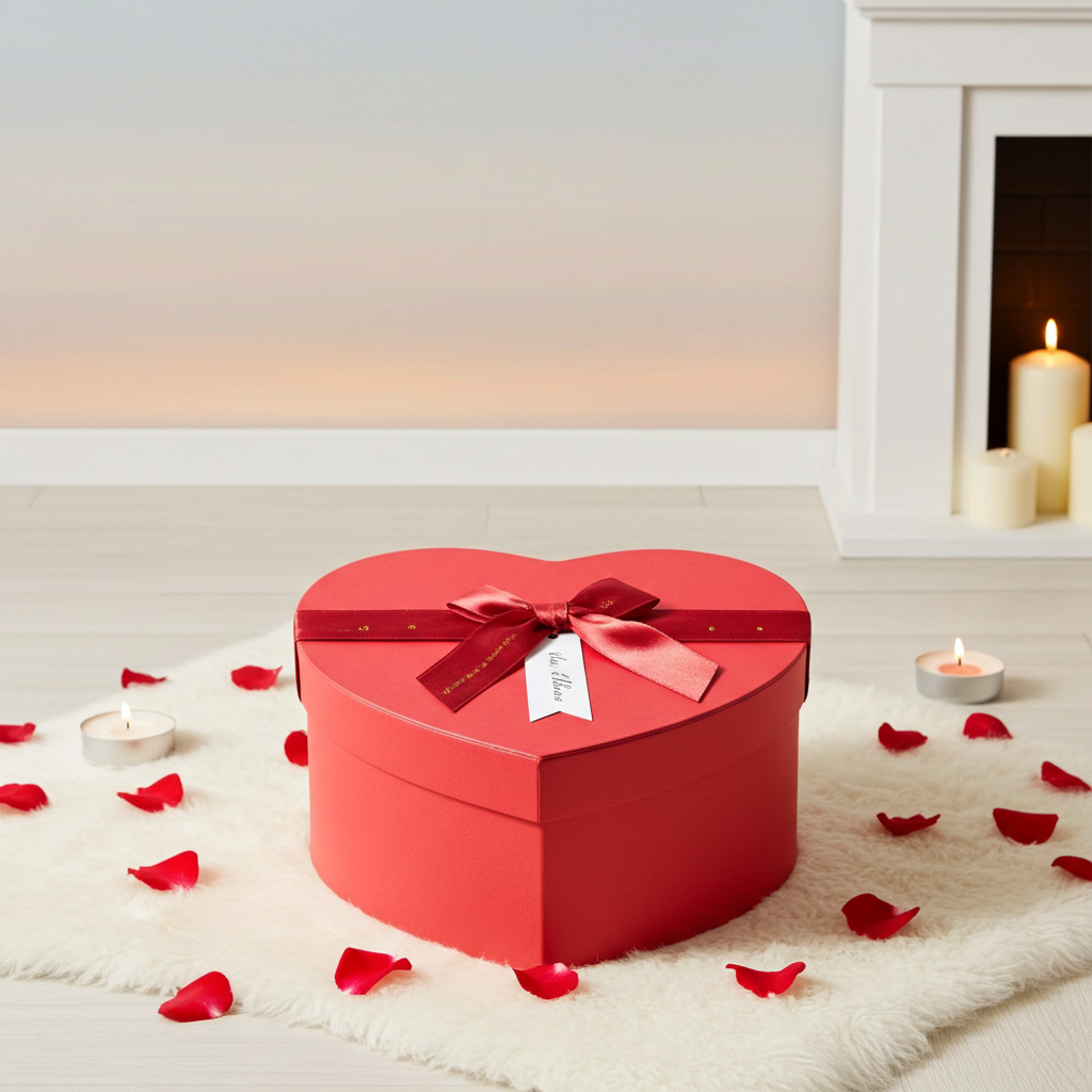 AIKO | Caja Corazón Floral de Velas Artesanales.