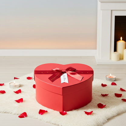 AIKO | Caja Corazón Floral de Velas Artesanales.